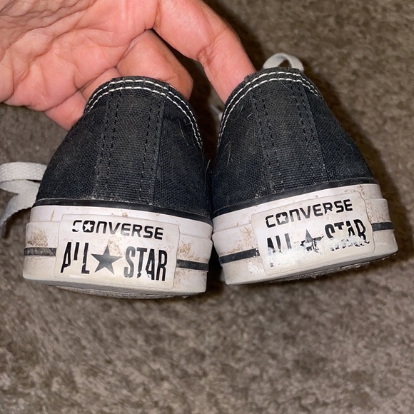 Black converse/chucks size mens 6.5 womens 8.5 - Picture 5 of 7